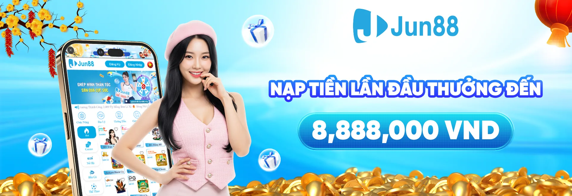 Hình ảnh giới thiệu thương hiệu Jun88